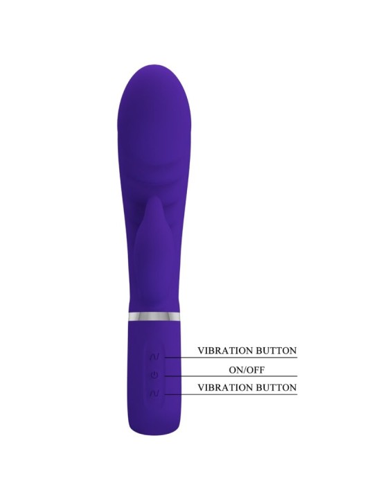 PRETTY LOVE - PRESCOTT MULTIFUNKTIONS-G-SPOT-VIBRATOR LILA