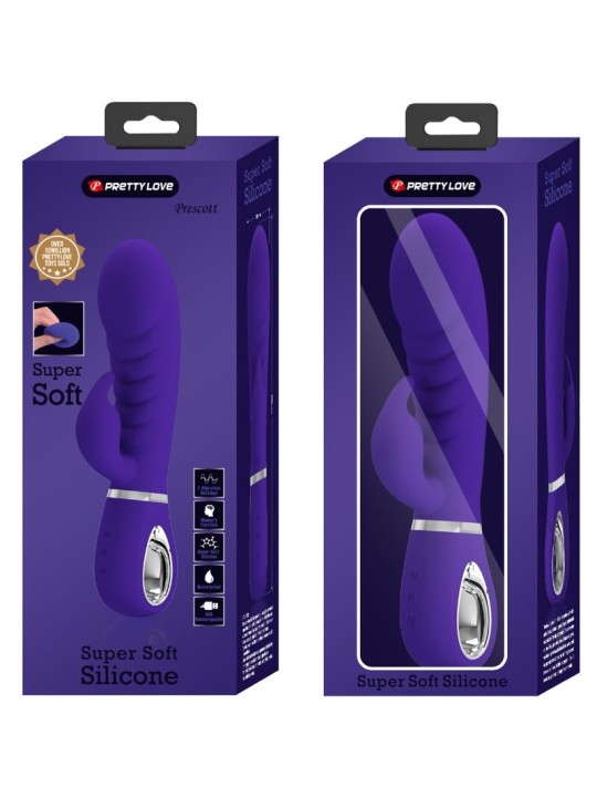 PRETTY LOVE - VIBRATEUR MULTIFONCTION G-SPOT PRESCOTT VIOLET