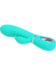 PRETTY LOVE - PRESCOTT MULTIFUNKTIONS-G-SPOT-VIBRATOR AQUA GREEN