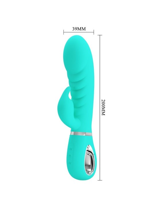 PRETTY LOVE - PRESCOTT MULTIFUNCTIONELE G-SPOT VIBRATOR AQUA GROEN