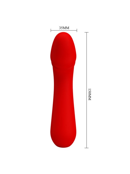 PRETTY LOVE - CETUS WIEDERAUFLADBARER VIBRATOR ROT
