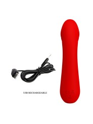 PRETTY LOVE - CETUS WIEDERAUFLADBARER VIBRATOR ROT
