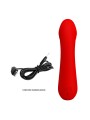 PRETTY LOVE - VIBRATEUR RECHARGEABLE CETUS ROUGE