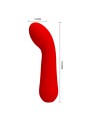 PRETTY LOVE - FAUN WIEDERAUFLADBARER VIBRATOR ROT