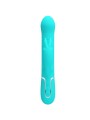 PRETTY LOVE - COALE RABBIT VIBRATOR PEARLS AQUA GREEN
