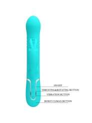 PRETTY LOVE - COALE KONIJN VIBRATOR WATER GROENE PARELS