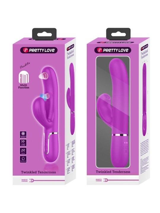 PRETTY LOVE - PERLITA MULTIFUNCTION 3 IN 1 G-SPOT VIBRATOR VIOLET