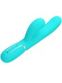 PRETTY LOVE - VIBRATORE MULTIFUNZIONE PERLITA 3 IN 1 G-SPOT VERDE ACQU