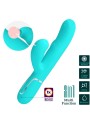 PRETTY LOVE - VIBRATORE MULTIFUNZIONE PERLITA 3 IN 1 G-SPOT VERDE ACQU