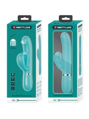 PRETTY LOVE - PERLITA MULTIFUNCTION 3 IN 1 G-SPOT VIBRATOR AQUA GREEN