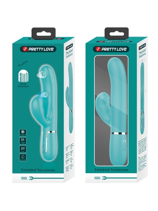 PRETTY LOVE - 3 IN 1 MULTIFUNCTIONELE G-SPOT VIBRATOR PERLIET WATER GR