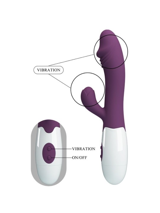 PRETTY LOVE - VIBRATEUR SNAPPY G-SPOT VIOLET