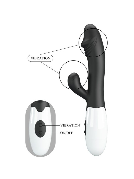 PRETTY LOVE - VIBRADOR SNAPPY G-SPOT PRETO