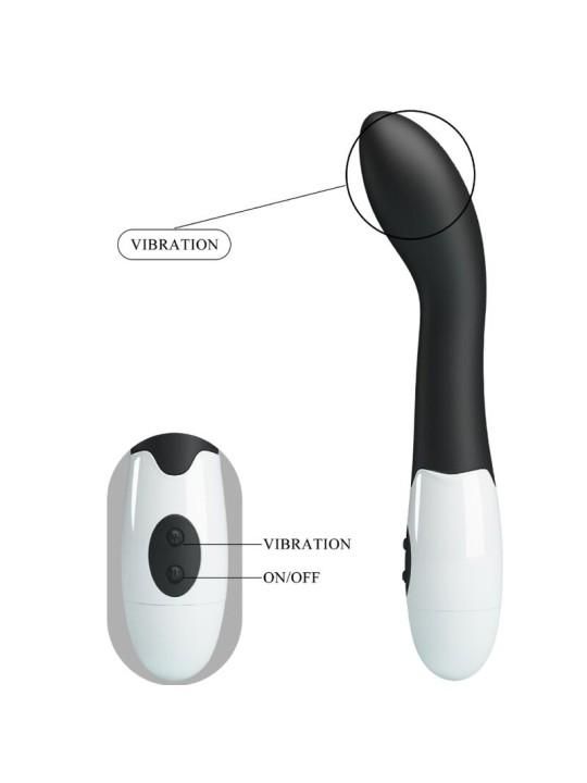 PRETTY LOVE - BISHOP G-SPOT VIBRATOR 30 MODI SCHWARZ