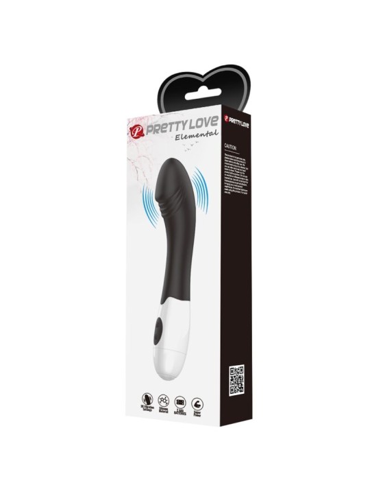 PRETTY LOVE - ELEMENTAL VIBRATEUR POINT G 30 MODES NOIR