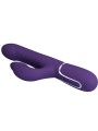 PRETTY LOVE - ZALIN VIBRADOR DE COELHO PÉROLAS 4 EM 1 ROXO