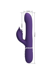 PRETTY LOVE - ZALIN RABBIT VIBRATOR PERLEN 4 IN 1 LILA