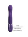 PRETTY LOVE - ZALIN RABBIT VIBRATOR PEARLS 4 IN 1 PURPLE