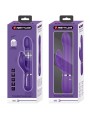 PRETTY LOVE - ZALIN VIBRADOR DE COELHO PÉROLAS 4 EM 1 ROXO