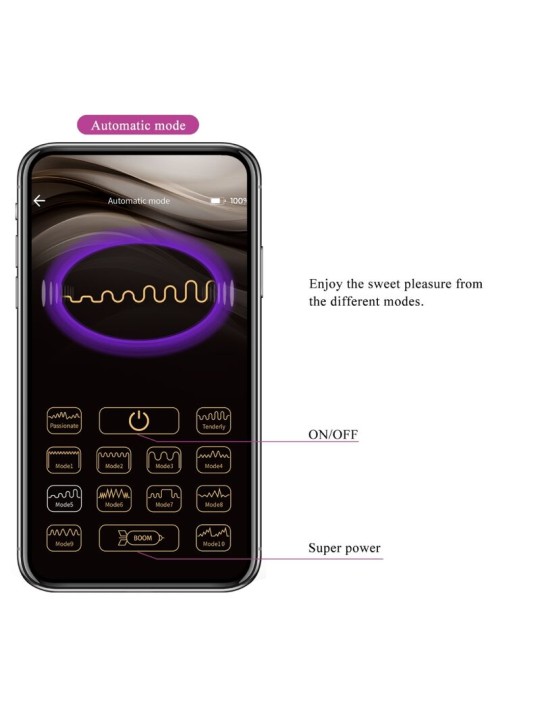 PRETTY LOVE - HECTOR VIBRADOR ELECTROSHOCK APP GRATUITA VIOLETA