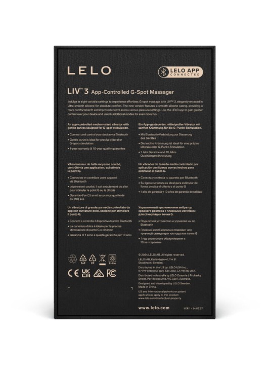 LELO - LIV™ 3 STIMOLATORE DEL PUNTO G BLU