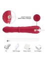 ARMONY - DILDO VIBRATORE STIMOLATORE PUNTO A TERMOREGOLABILE ROSSO