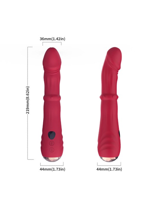 ARMONY - THERMO-VERSTELBARE PUNT A STIMULATOR VIBRATOR DILDO ROOD