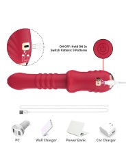 ARMONY - POINT A STIMULATING VIBRATOR DILDO RED