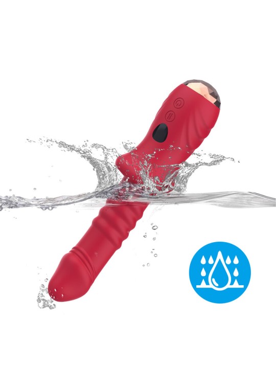 ARMONY - POINT A STIMULATING VIBRATOR DILDO RED
