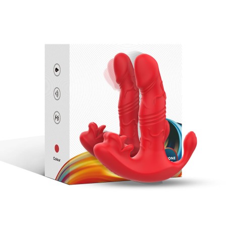 ARMONY - VIBRADOR ANAL CALCINHA C E ESTIMULADOR DO PONTO G CONTROLE RE