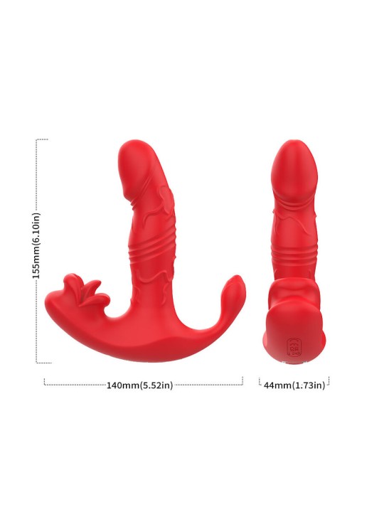 ARMONY - ANALE VIBRATOR PANTY C EN G-SPOT STIMULATOR AFSTANDSBEDIENING