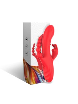 ARMONY - G-PUNKT- UND KLITORIS-STIMULATOR-VIBRATOR ROT