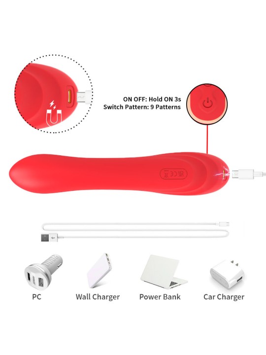 ARMONY - G-PUNKT- UND KLITORIS-STIMULATOR-VIBRATOR MIT OSZILLIERENDER 