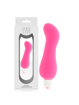 DOLCE VITA - ROZE SILICONEN VIBRATOR G-SPOT