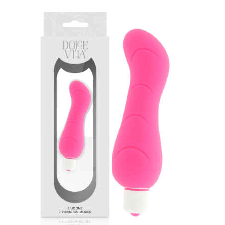 DOLCE VITA - ROZE SILICONEN VIBRATOR G-SPOT