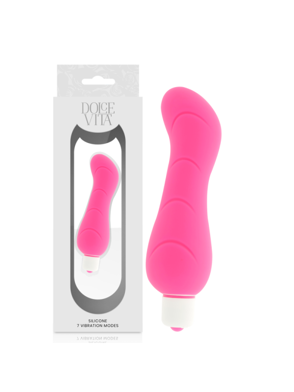 DOLCE VITA - ROZE SILICONEN VIBRATOR G-SPOT