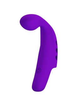 PRETTY LOVE - GORGON PURPLE RECHARGEABLE FINGER VIBRATOR
