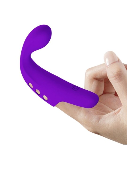 PRETTY LOVE - VIBRATEUR DOIGT RECHARGEABLE GORGON VIOLET