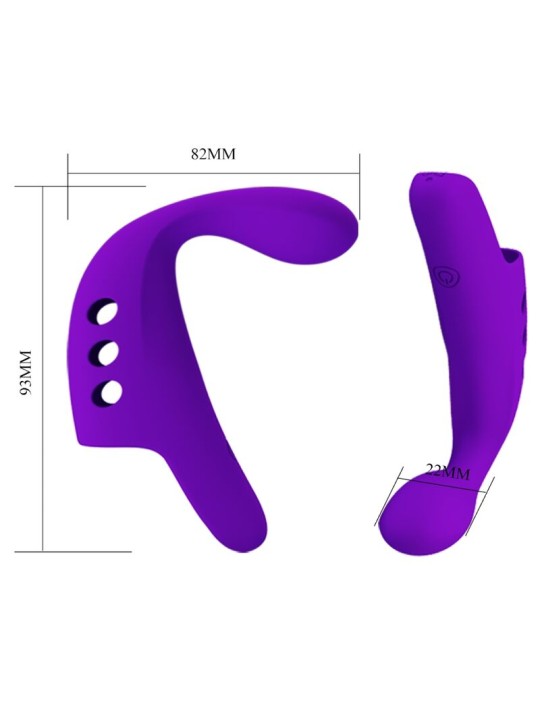 PRETTY LOVE - GORGON PURPLE WIEDERAUFLADBARER FINGERVIBRATOR