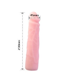 BAILE - REALISTIC SKIN TOUCH SILICONE DILDO 23 CM
