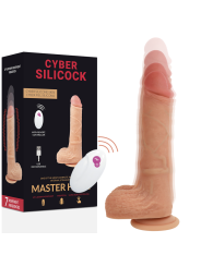 CYBER SILICOCK - FERNBEDIENUNG REALISTISCH MASTER HUCK 20.9 CM -O- 4 C