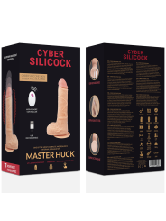 CYBER SILICOCK - REALISTISCHE AFSTANDSBEDIENING MASTER HUCK 20,9 CM -O