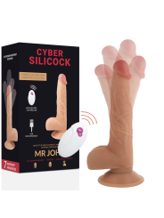 CYBER SILICOCK - REALISTISCHE AFSTANDSBEDIENING MR JOHN 23,88 CM -OF- 