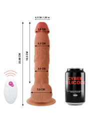 CYBER SILICOCK - REALISTISCHE AFSTANDSBEDIENING MR JOHN 23,88 CM -OF- 