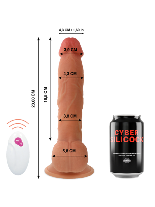 CYBER SILICOCK - REMOTE CONTROL REALISTIC MR JOHN 23.88 CM -O- 4.3 CM