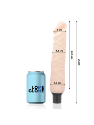 LOVECLONE - VIBRADOR AUTO LUBRIFICANTE JANSEN 26 CM -O- 4.2 CM