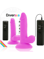 DIVERSIA - FLEXÍVEL VIBRATÓRIO ROXO 17 CM -O- 3.3 CM
