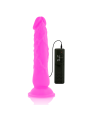 DIVERSIA - FLEXIBELE VIBRERENDE DILDO LILA 21 CM -OF- 4.9 CM